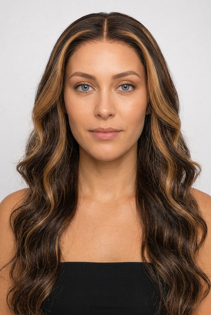 RoseLuxe Long Curly Wig
